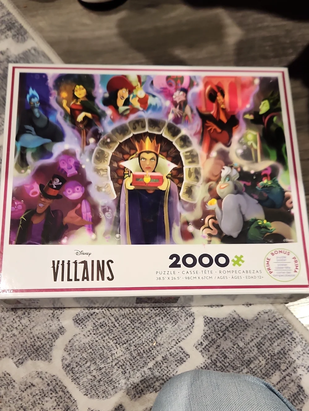 Disney Villains Puzzle — Purple, Red, Green, Blue, Black 2000 Pcs Ages 12+